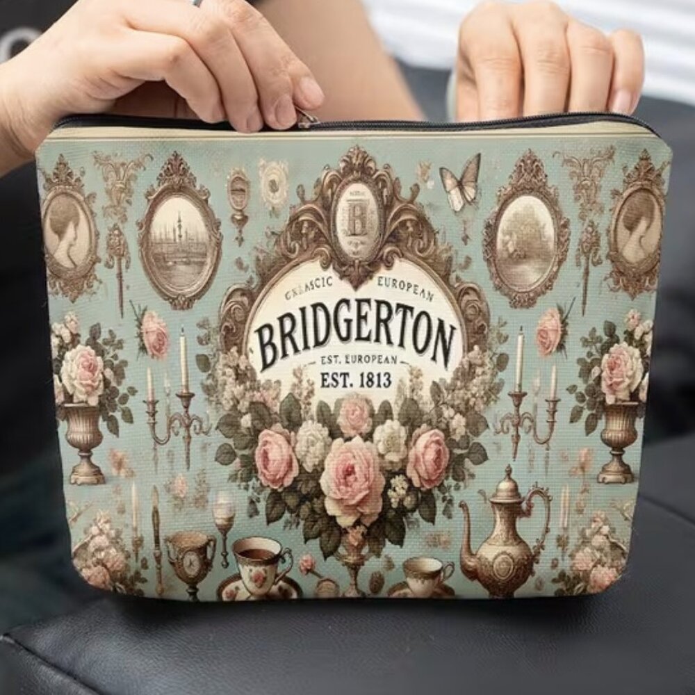 Bridgerton Themed Cosmetic Pouch